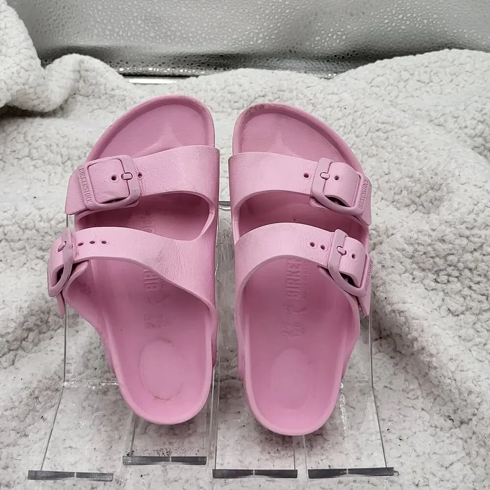 Birkenstock Arizona Essentials Slide Sandal Pink Girls EU 27 US 9-9.5